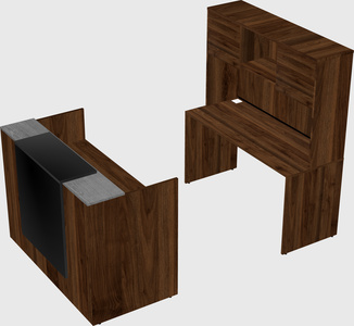 Modular reception desk