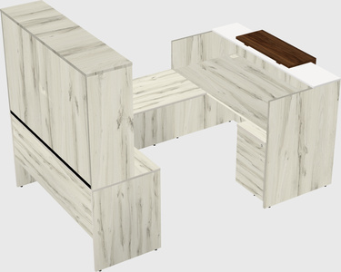 Modular reception desk