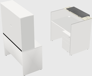 Modular reception desk