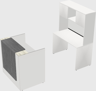 Modular reception desk