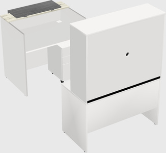 Modular reception desk