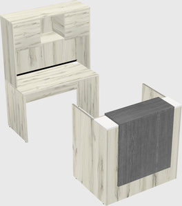 Modular reception desk