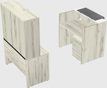 Modular reception desk