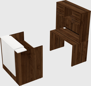 Modular reception desk