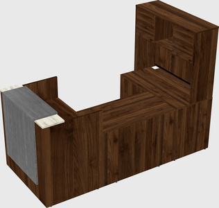 Modular reception desk
