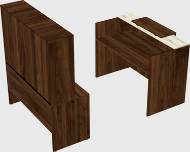 Modular reception desk