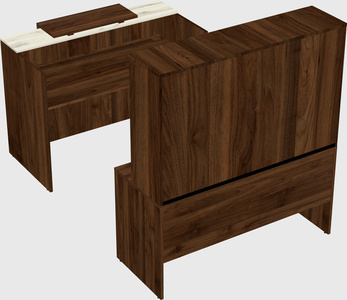 Modular reception desk