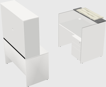 Modular reception desk