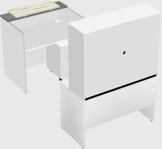 Modular reception desk