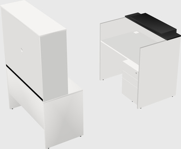 Modular reception desk
