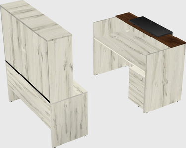 Modular reception desk