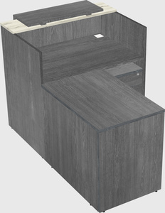 L-shaped modular reception