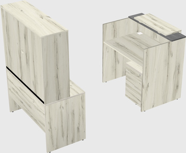 Modular reception desk