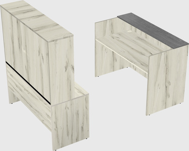Modular reception desk