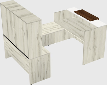 Modular reception desk