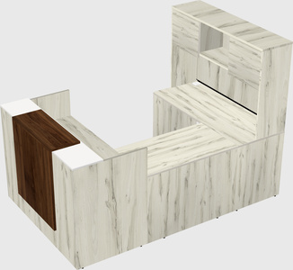 Modular reception desk
