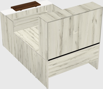 Modular reception desk