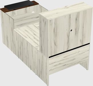 Modular reception desk
