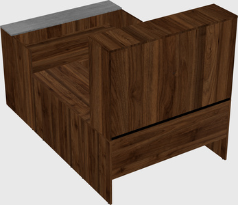 Modular reception desk