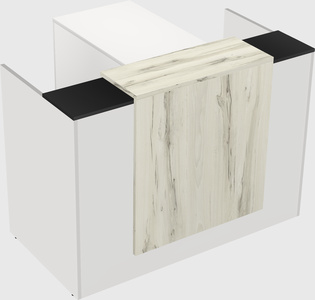 L-shaped modular reception
