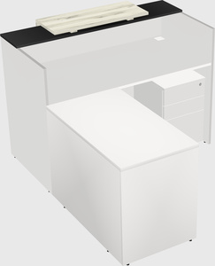 L-shaped modular reception