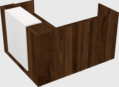 L-shaped modular reception