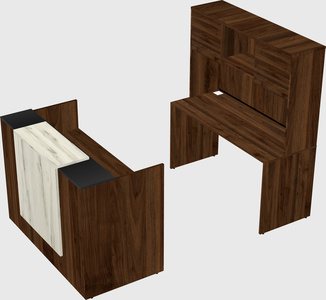 Modular reception desk