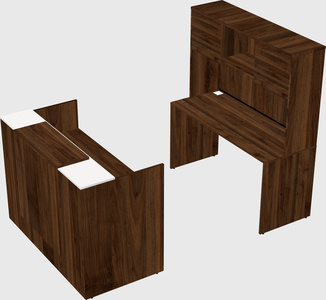 Modular reception desk