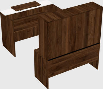 Modular reception desk