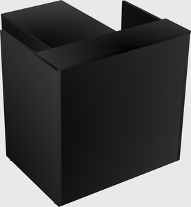 L-shaped modular reception