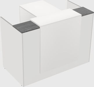 L-shaped modular reception