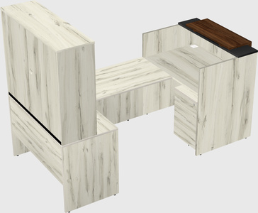 Modular reception desk