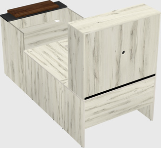 Modular reception desk