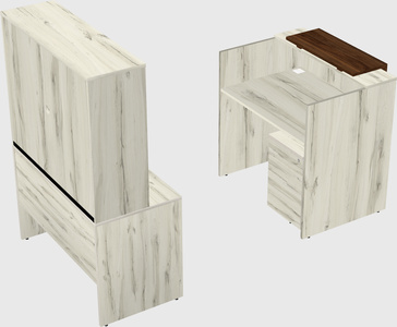 Modular reception desk