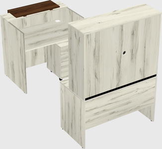 Modular reception desk