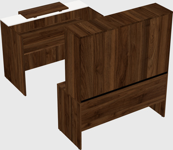 Modular reception desk