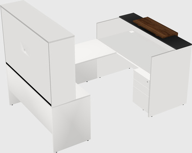 Modular reception desk