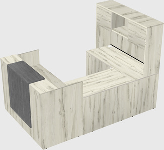Modular reception desk