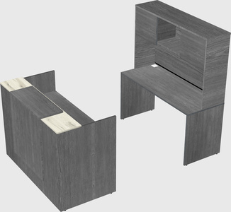 Modular reception desk