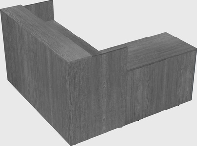 L-shaped modular reception