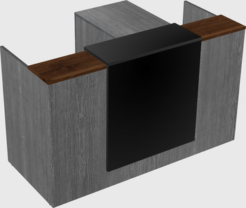 L-shaped modular reception