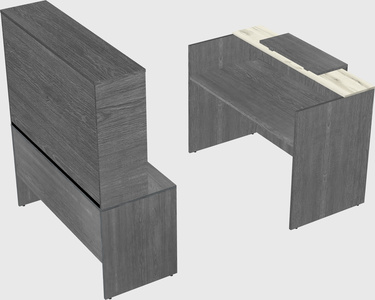Modular reception desk