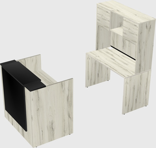 Modular reception desk