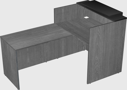 L-shaped modular reception