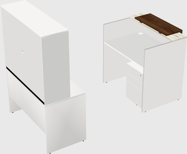Modular reception desk