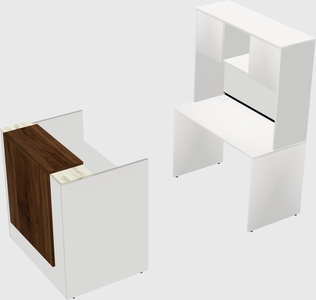 Modular reception desk