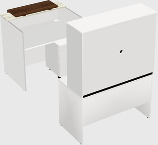 Modular reception desk