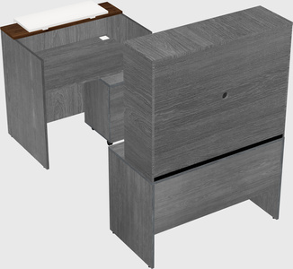Modular reception desk