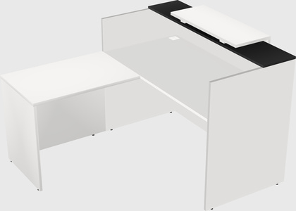 L-shaped modular reception