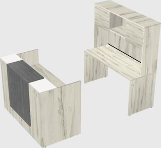 Modular reception desk